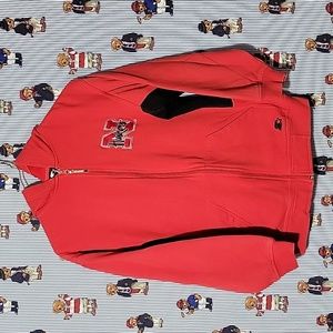 Vintage Nebraska Cornhuskers Collegiate Embroidered STARTER Zip Hoodie